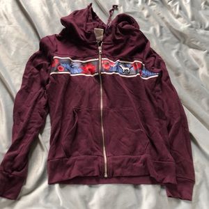 PINK zip up hoodie